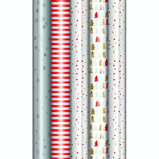 Papier cadeau Santa rouleau 2 x 0,7 m - Clairefontaine - Rougier et Plé