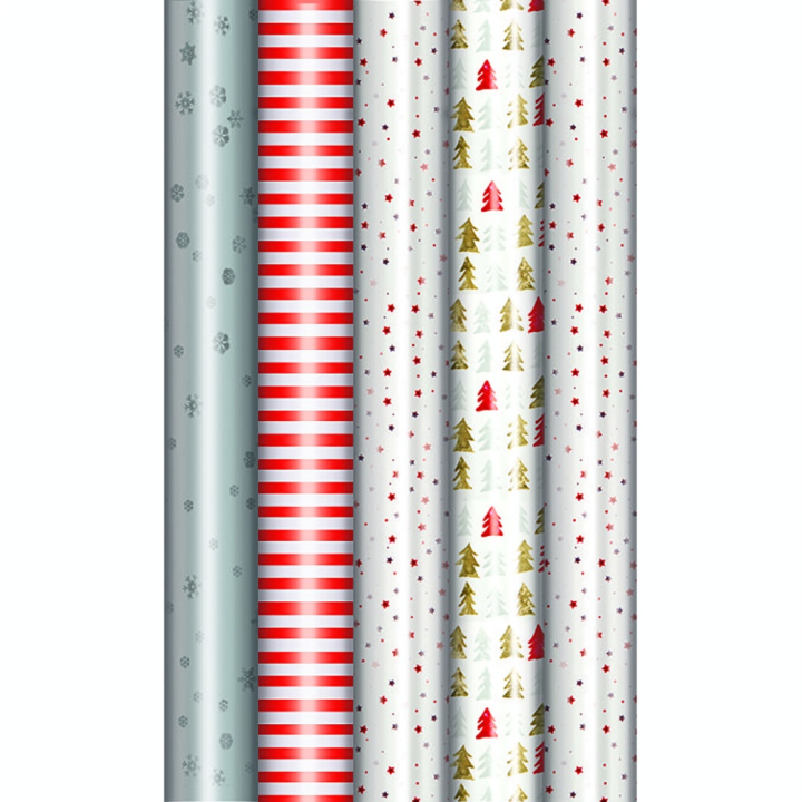 Papier cadeau Santa rouleau 2 x 0,7 m - Clairefontaine - Rougier et Plé
