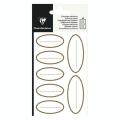 Étiquette adhésive Ovale or 28 pcs - Clairefontaine - Rougier et Plé