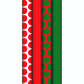 Papier cadeau Pois Rouge Vert rouleau 2 x 0,7 m - Clairefontaine - Rougier et Plé