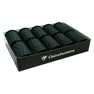 Ruban noir à carreaux 10 mm x 10 m - Clairefontaine - Rougier et Plé