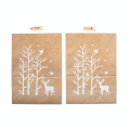 Sacs en papier avec des pinces en bois 2 pcs - Rayher - Rougier et Plé