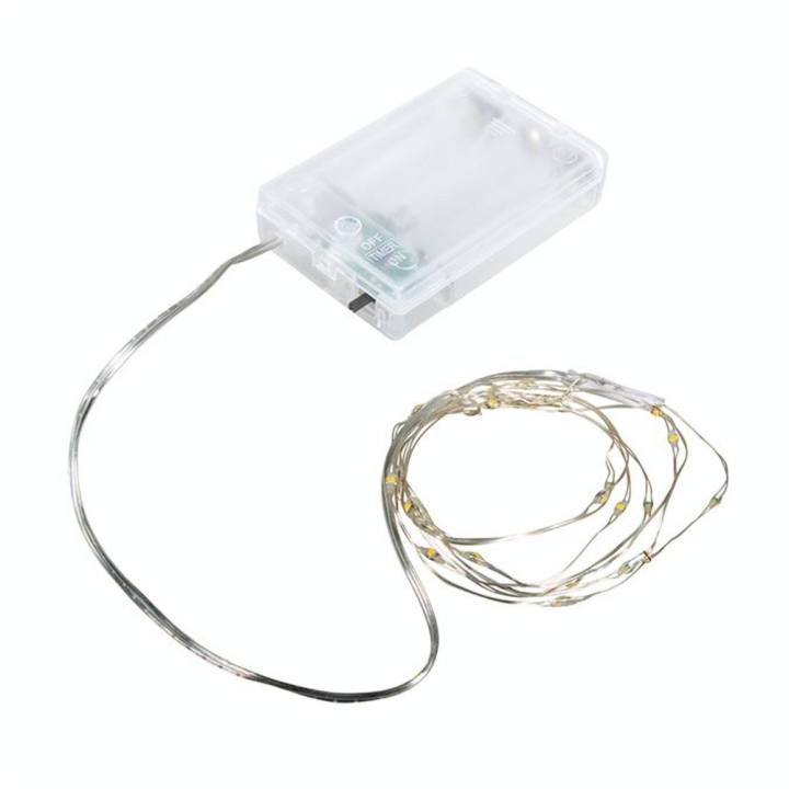 Guirlande lumineuse avec minuterie 130 cm - Rayher - Rougier et Plé