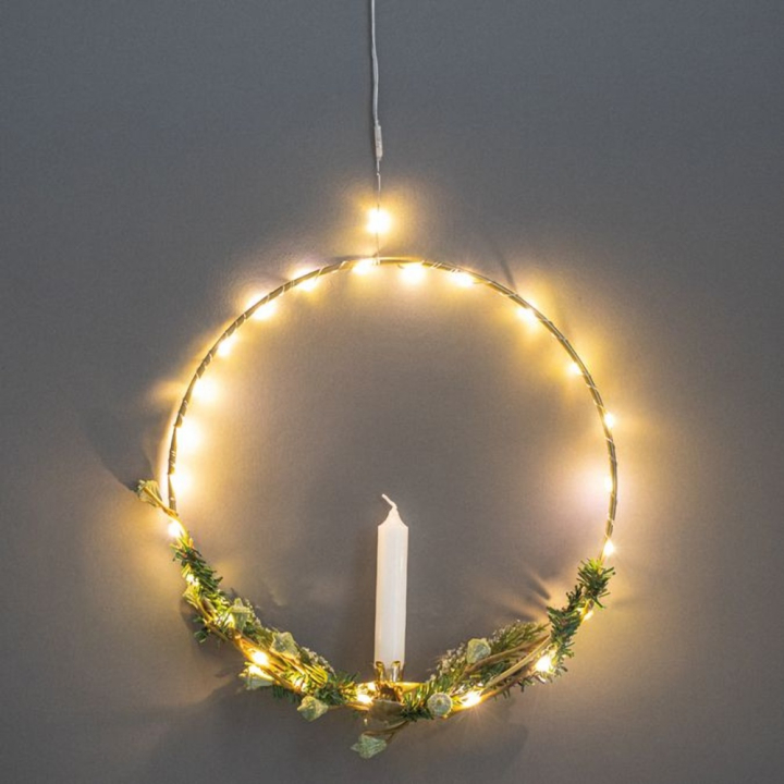 Guirlande lumineuse avec minuterie 130 cm - Rayher - Rougier et Plé