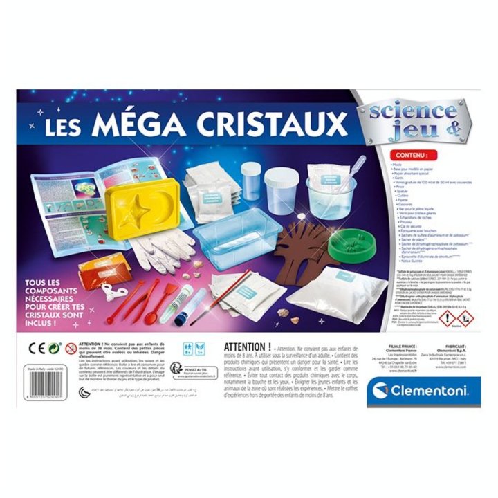 Coffret activité Les méga Cristaux - Clementoni - Rougier et Plé