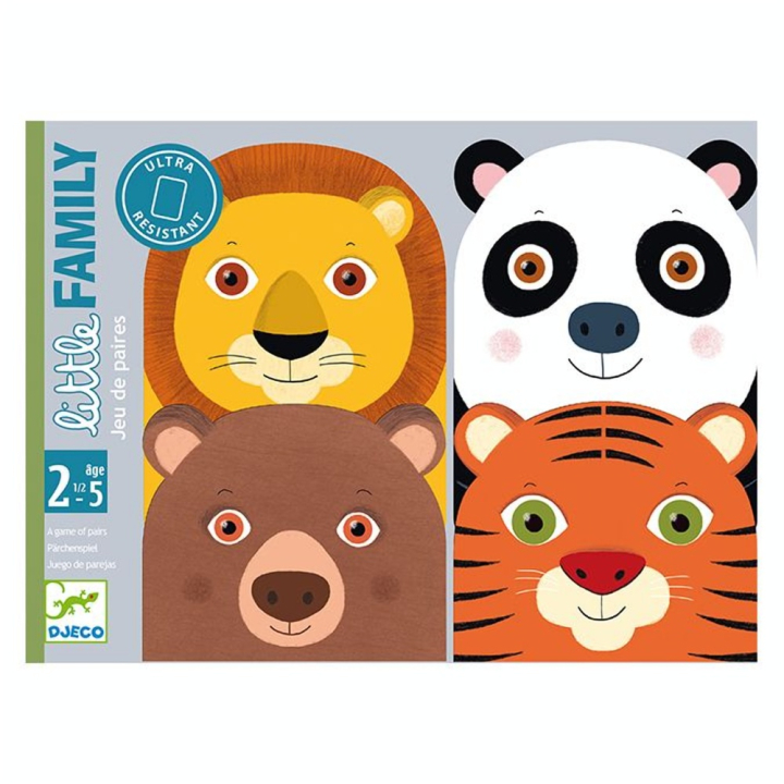 Jeu de cartes des tout-petits Little Family - Djeco - Rougier et Plé