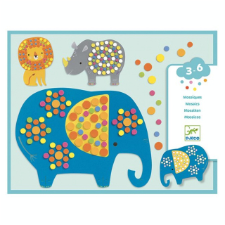 Collage des petits Jungle douce - Djeco - Rougier et Plé