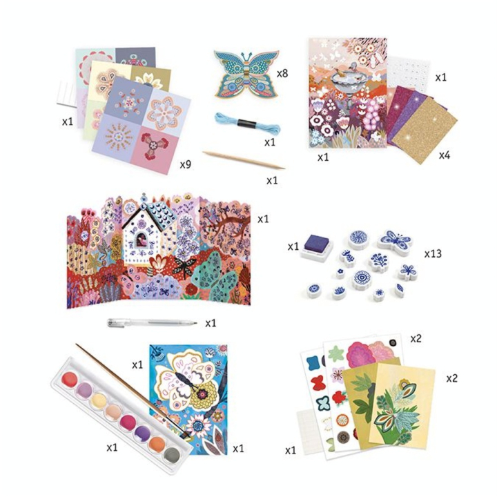 Coffret multi-activités Le jardin de fleurs - Djeco - Rougier et Plé
