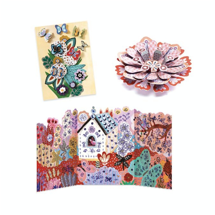 Coffret multi-activités Le jardin de fleurs - Djeco - Rougier et Plé