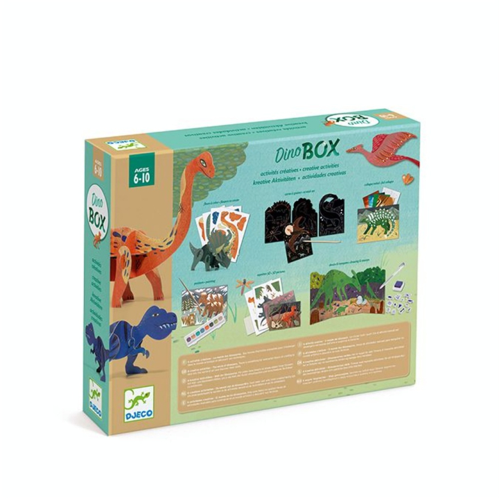 Coffret multi-activités Le monde des dinosaures - Djeco - Rougier et Plé