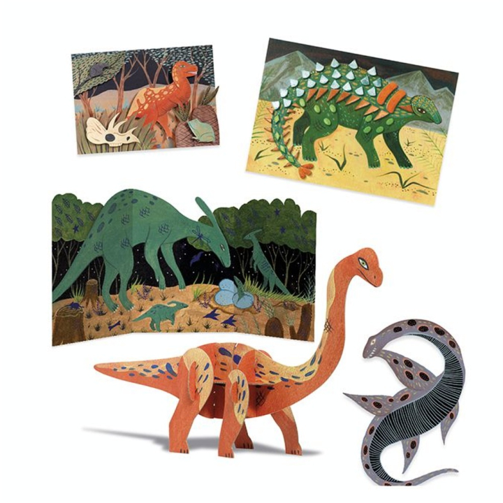 Coffret multi-activités Le monde des dinosaures - Djeco - Rougier et Plé