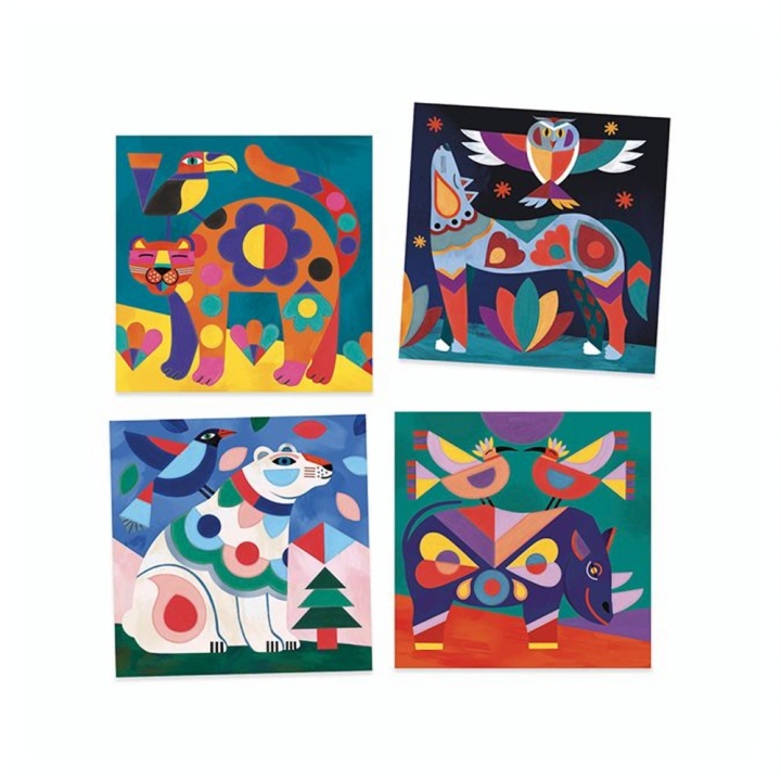 Coloriages surprises Le bestiaire - Djeco - Rougier et Plé