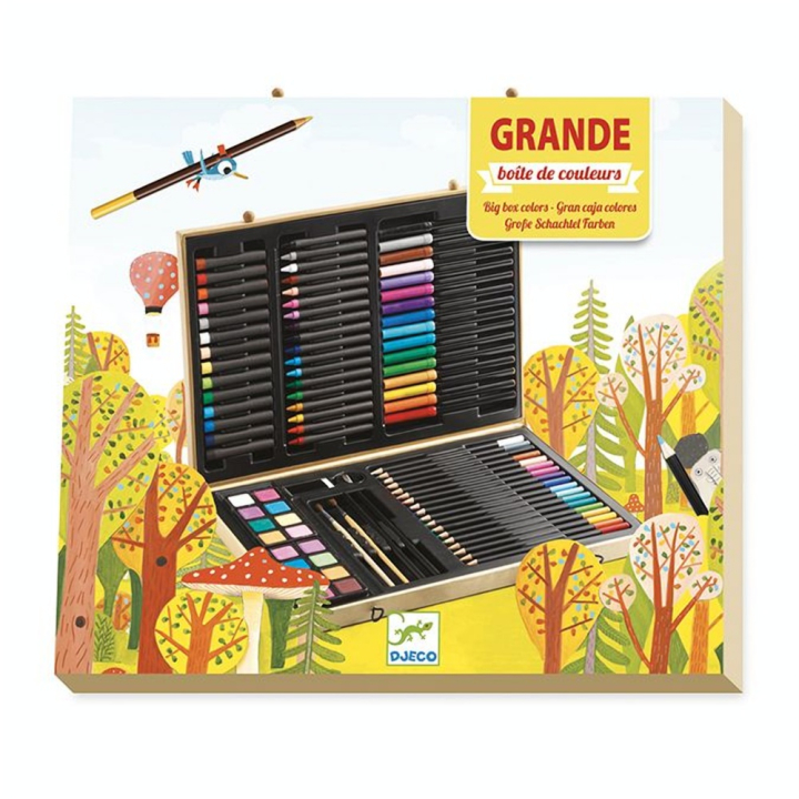Grande boite de couleurs - Djeco - Rougier et Plé