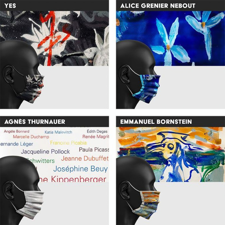 Masque Collection Marie-Agnès Gillot pour Les Restos du Cœur - Mask of Art - Rougier et Plé