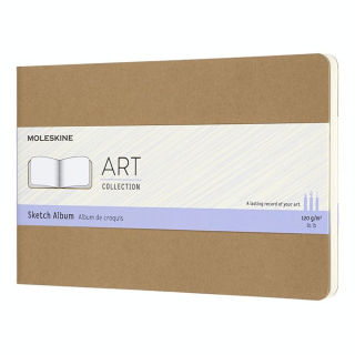 Album pour croquis Kraft papier ivoire 120 g/m² - Moleskine - Rougier et Plé