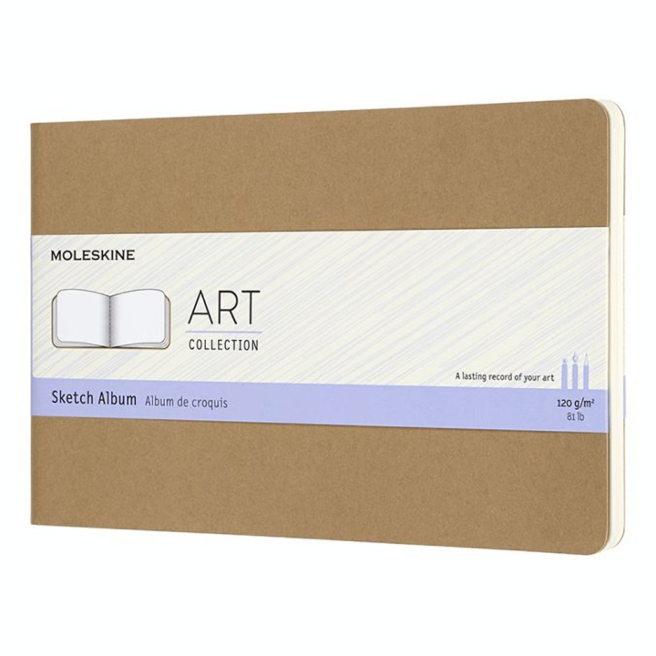 Album pour croquis Kraft papier ivoire 120 g/m² - Moleskine - Rougier et Plé