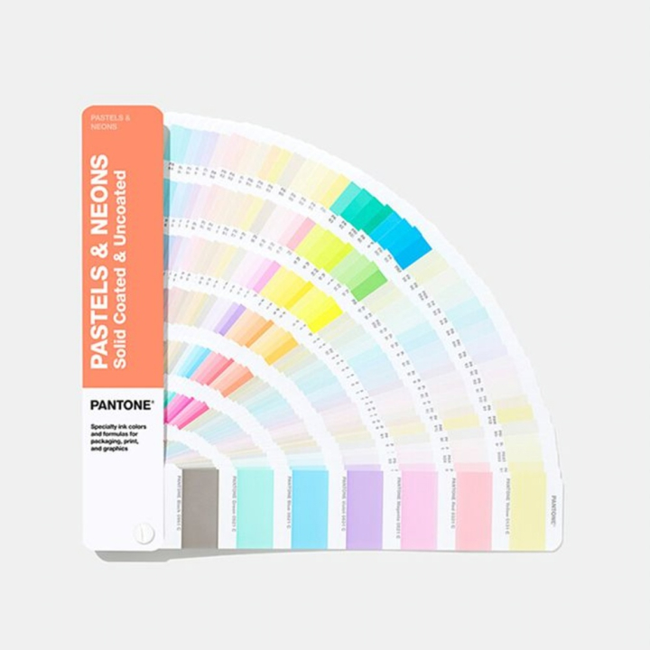 Nuancier Pastels & Neons Coated Uncoated - Pantone - Rougier et Plé