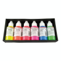Peinture acrylique Extra-fine Set Fluo 6 x 100 ml - ARA - Rougier et Plé