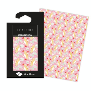 Papier Texture 40 x 60 cm n°820 - Décopatch - Rougier et Plé