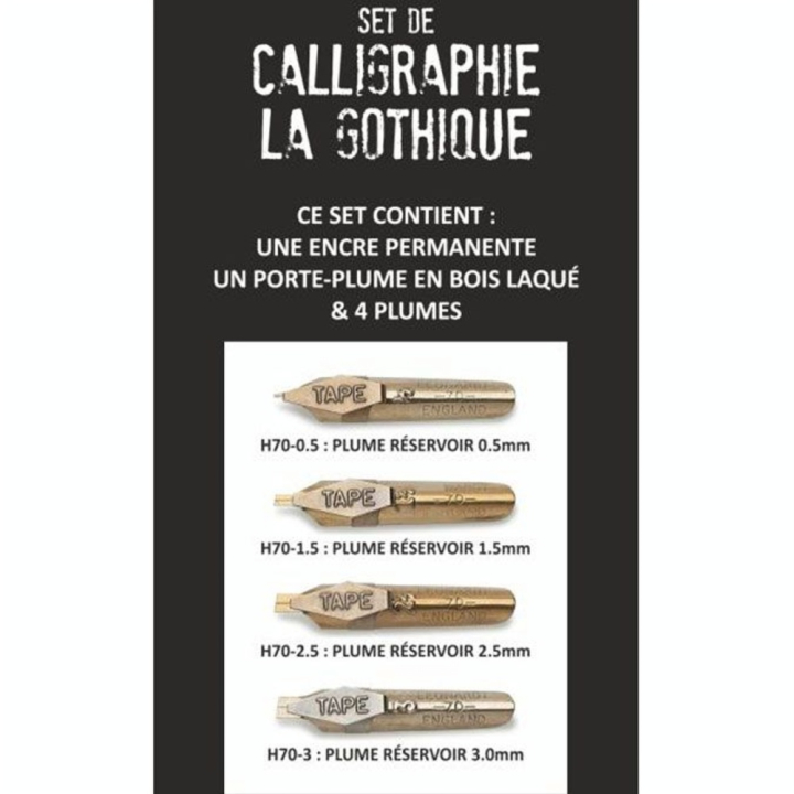 Set de calligraphie Gothique - Corect Art - Rougier et Plé