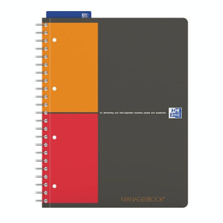 Cahier Managerbook A4+ réglure projet 160 p - Oxford - Rougier et Plé