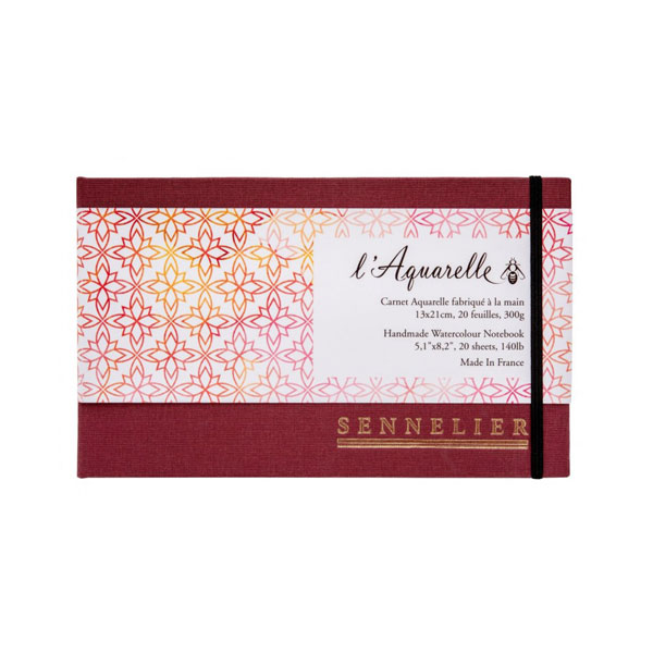 Carnet Aquarelle fabriqué à la main 300 g/m² 20 F - Sennelier - Rougier et Plé