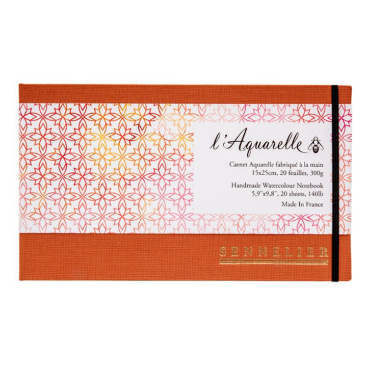 Carnet Aquarelle fabriqué à la main 300 g/m² 20 F - Sennelier - Rougier et Plé