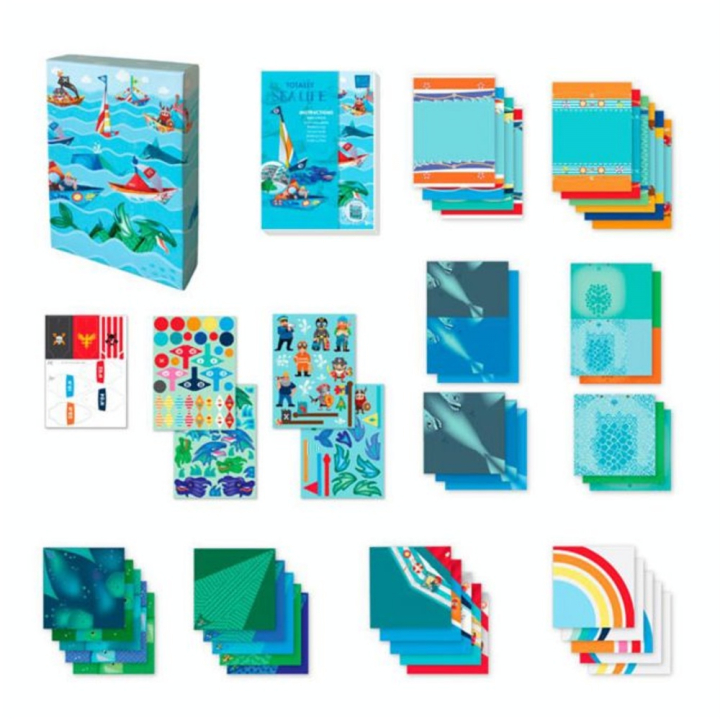 Coffret d'Origami La vie marine - Box CANDIY - Rougier et Plé