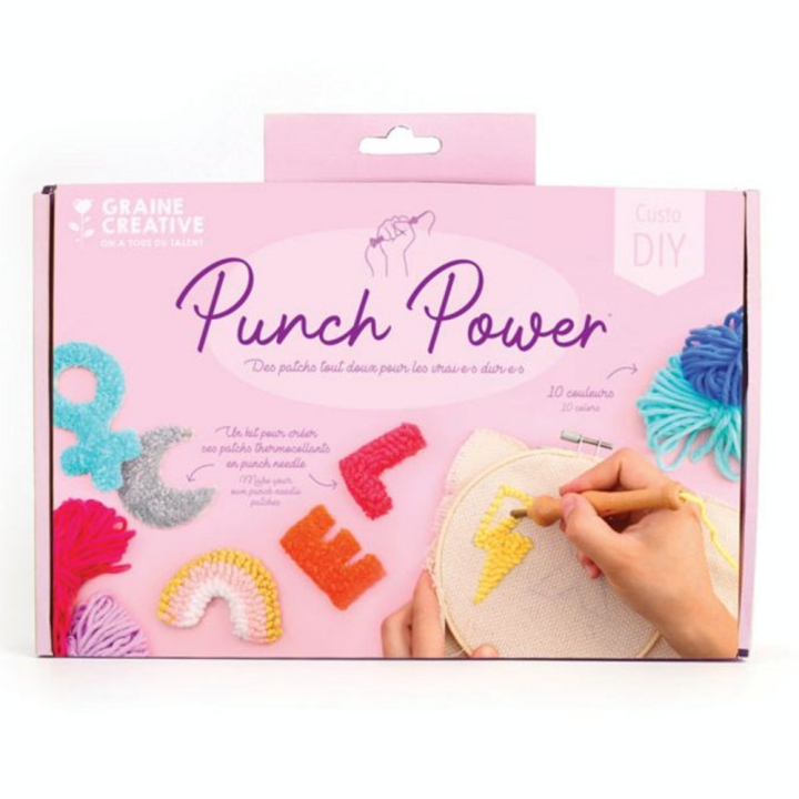 Kit DIY patchs en Punch Needle - Graine Créative - Rougier et Plé