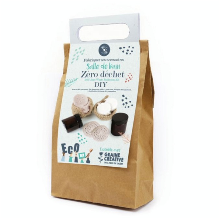 Kit DIY zéro déchet dans la salle de bain - Graine Créative - Rougier et Plé