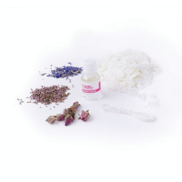 Kit DIY bougies fleuries - Graine Créative - Rougier et Plé