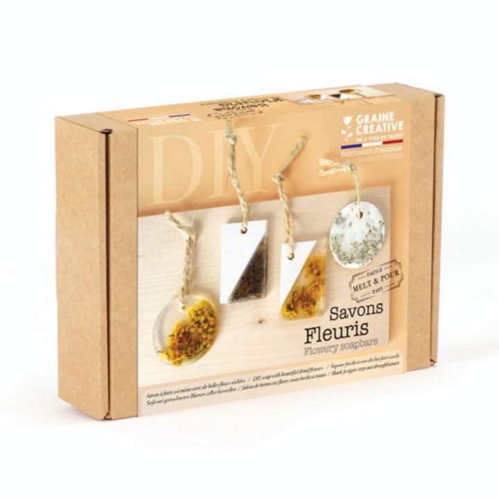 Kit DIY savons fleuris - Graine Créative - Rougier et Plé