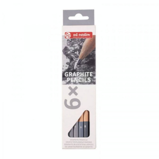 Crayons graphites x 6 pcs - Talens Art Creation - Rougier et Plé