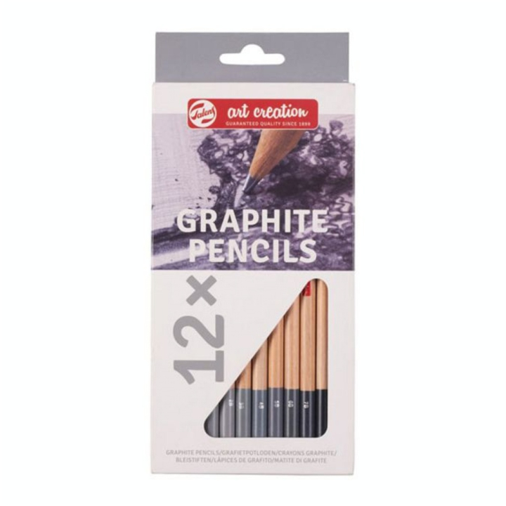 Crayons graphites x 12 pcs - Talens Art Creation - Rougier et Plé