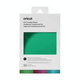 Feuille de transfert de foil Assortiment Jewel 10 x 15 cm 24 pcs - Cricut - Rougier et Plé