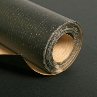 Rouleau de papier Kraft brun et noir 60 g/m² 1 x 10 m - Clairefontaine - Rougier et Plé