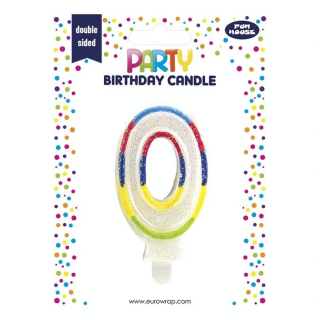 Bougie d'anniversaire Chiffre 0 - Party - Rougier et Plé