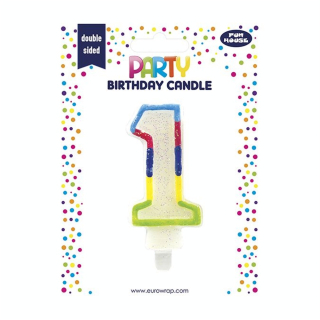 Bougie d'anniversaire Chiffre 1 - Party - Rougier et Plé