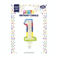 Bougie d'anniversaire Chiffre 1 - Party - Rougier et Plé
