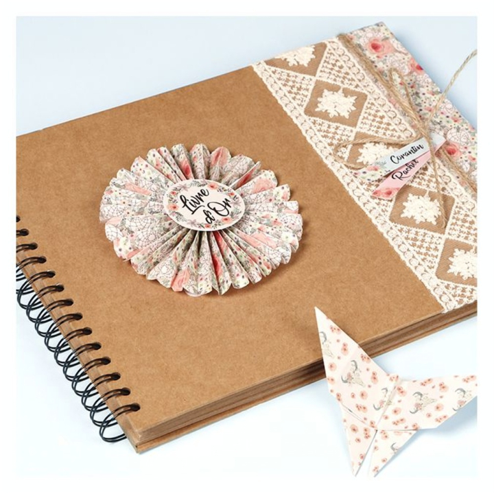 Album à personnaliser Kraft 40 feuilles 200 g/m² - Clairefontaine - Rougier et Plé