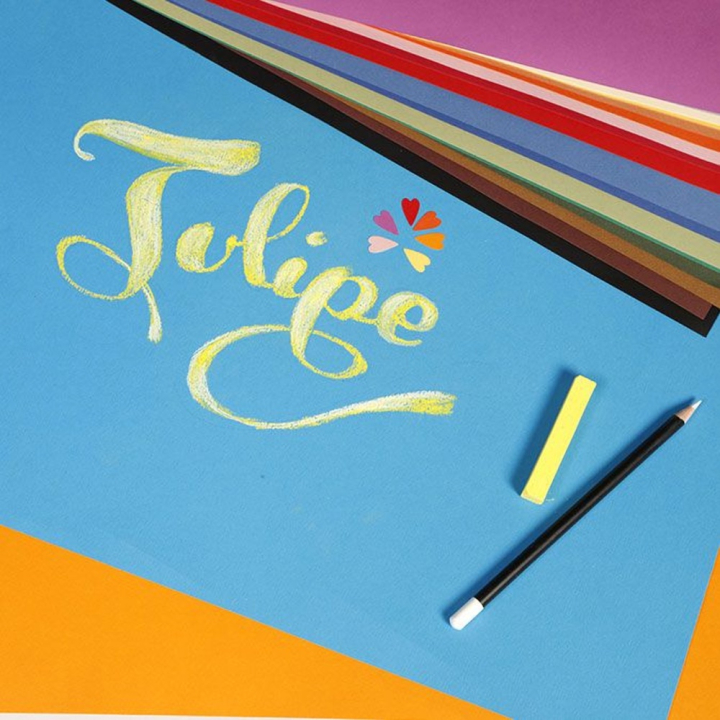 Papier Tulipe 160 g/m² 50 x 65 cm - Clairefontaine - Rougier et Plé