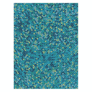 Papier 729 Ecailles bleu - Décopatch - Rougier et Plé