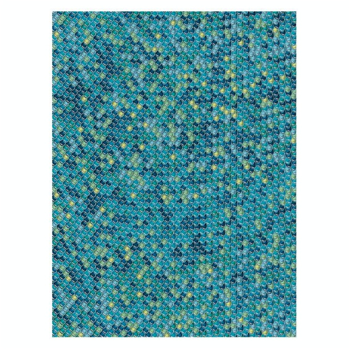 Papier 729 Ecailles bleu - Décopatch - Rougier et Plé