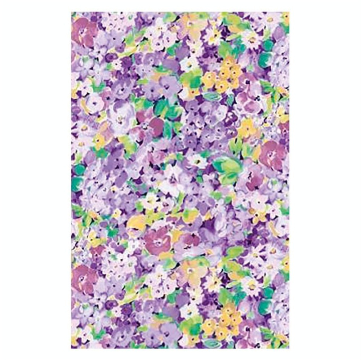 Papier 828 Floral violet - Décopatch - Rougier et Plé