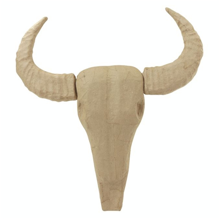 Trophée tête de buffle 5 x 25 x 29 cm - Décopatch - Rougier et Plé