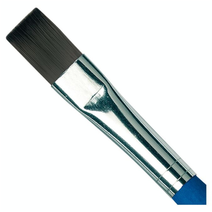 Pinceau plat Forte Basic fibres Synthétiques nerveuses S.394 - Da Vinci - Rougier et Plé