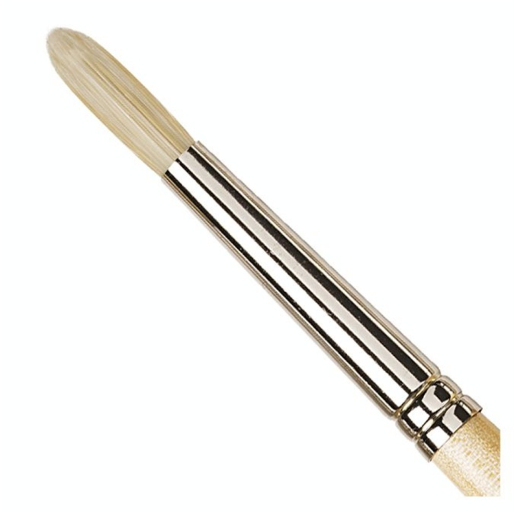 Brosse ronde Chuneo Soies synthétiques blanches S.7729 - Da Vinci - Rougier et Plé