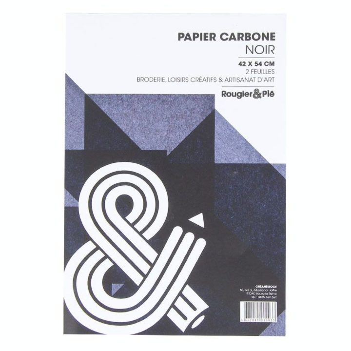 Feuille de papier carbone 42 x 54 cm 2 pcs - Rougier&Plé - Rougier et Plé