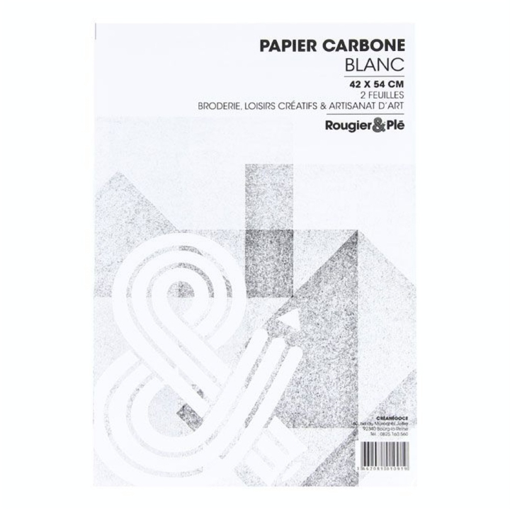 Feuille de papier carbone 42 x 54 cm 2 pcs - Rougier&Plé - Rougier et Plé