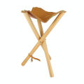 Siège pliant en cuir 50 cm - Créa - Rougier et Plé